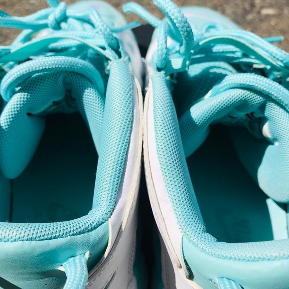 Turquoise Nike Air Uptempo - Picture 6 of 8